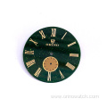 Gemstone Green goldsand watch dial watch parts